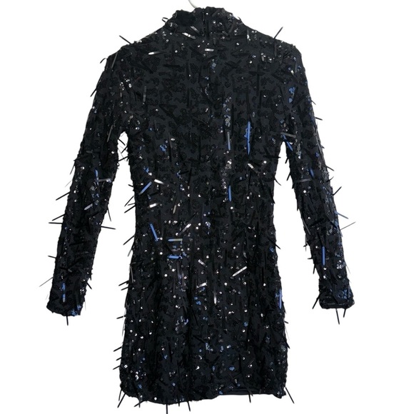 Elegant Black Sequin Dress - Picture 7 of 15